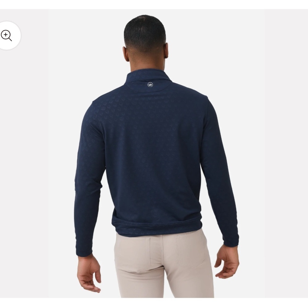 Peter Millar Crown Sport Men's Perth Seeing Double Performance Quarter-Zip - Picture 2 of 12